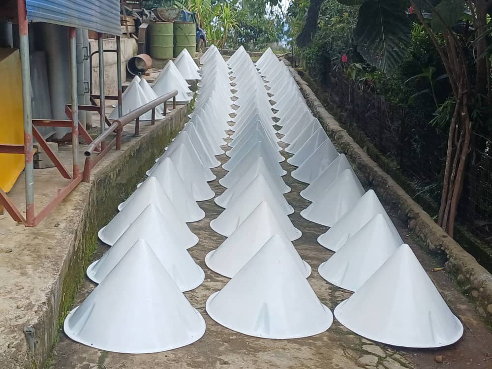 airstrip-cone-markers-png.jpg Airstrip cone markers for aircraft safety PNG