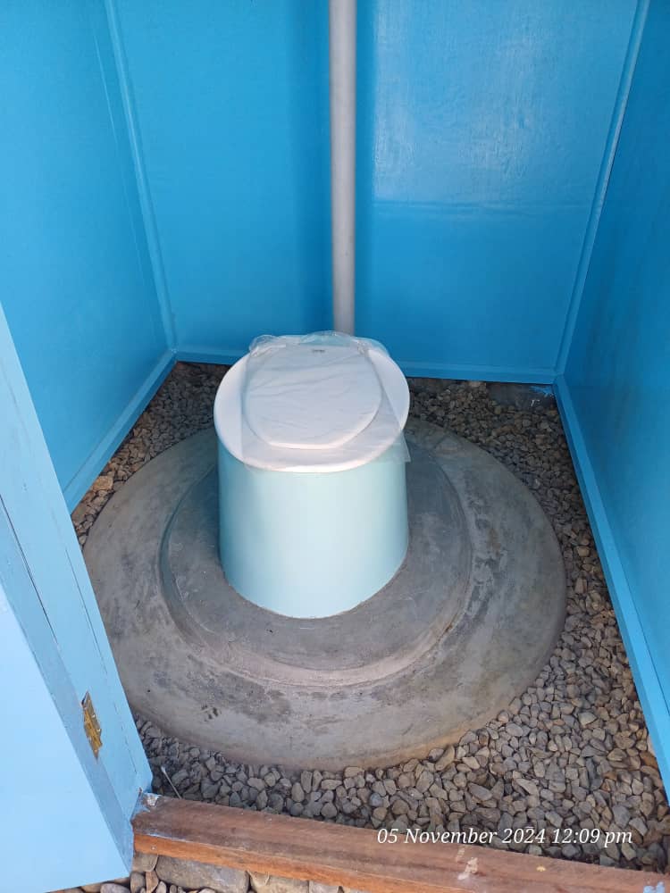 Fibreglass Pit Toilet 2