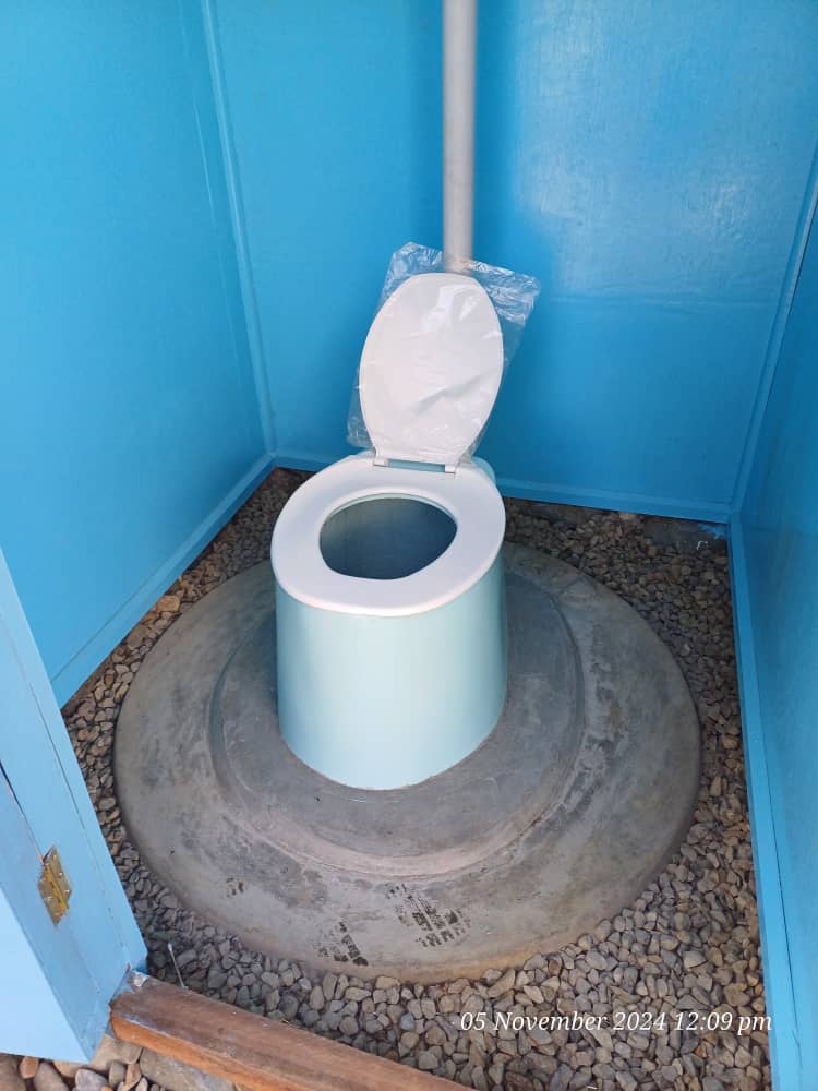 Fibreglass Pit Toilet 4